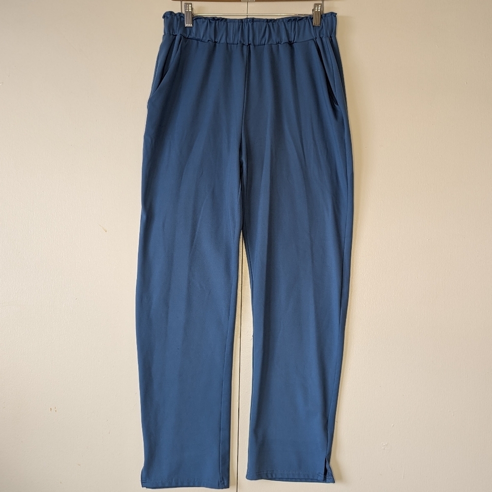 Joie Women's Light Blue Elastic Waist Dress Pants Stretch Soft‎ Size Medium
